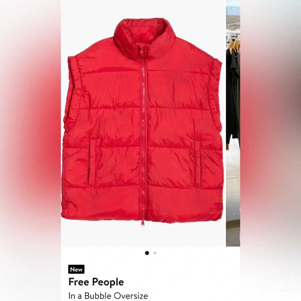 FP Movement by Free People Red Bubble Puffer Vest - Picture 12 of 12